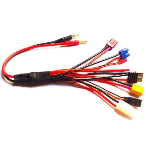 Multifunctional Charger 4.0mm Banana Adapter Connector Remote Control Toys Parts by CTU BroHall