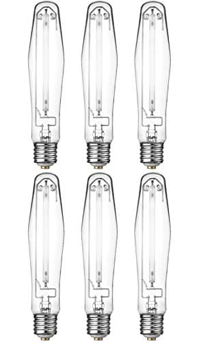 (6) Eye Hortilux 600W Super HPS Hydroponics Enhanced Spectrum Grow Light Bulbs