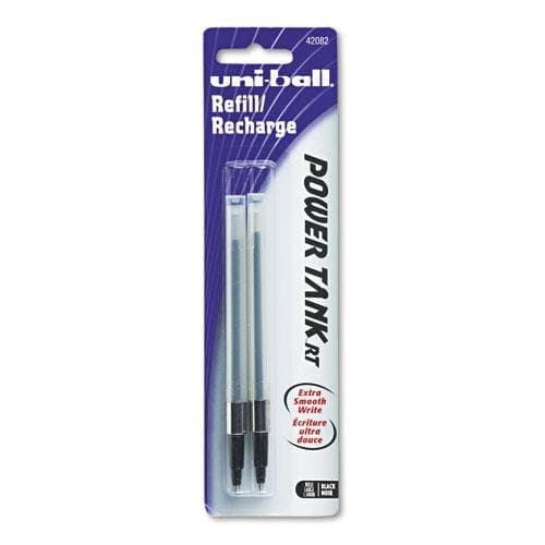 SANFORD INK COMPANY Refill for uni-ball Power Tank RT Ballpoint, Bold, Black Ink, 2/Pack (42082PP)