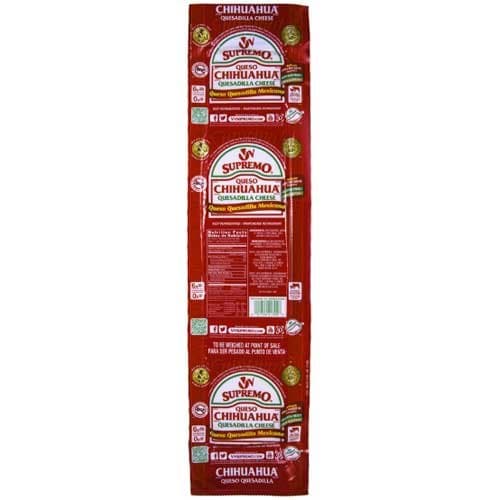 VV Supremo Queso Chihuahua Cheese, 10 Pound -- 4 per case.