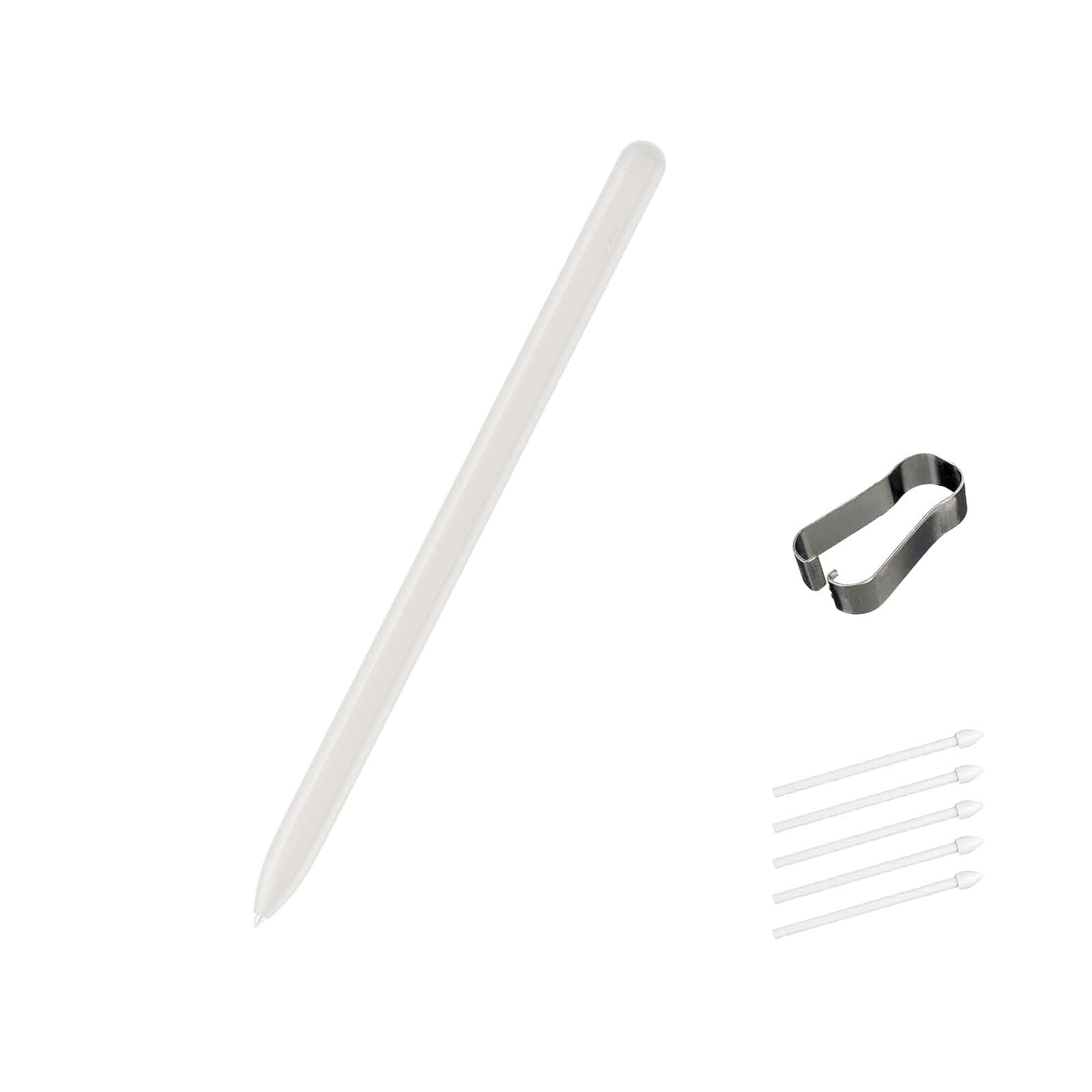 Alovexiong S Pen for Samsung Galaxy Tab S9 FE/S9 FE Plus, SM-X510, SM-X516B, SM-X610, SM-X616B, 4096 Levels of Pressure Sensitivity, Metal, Silvery