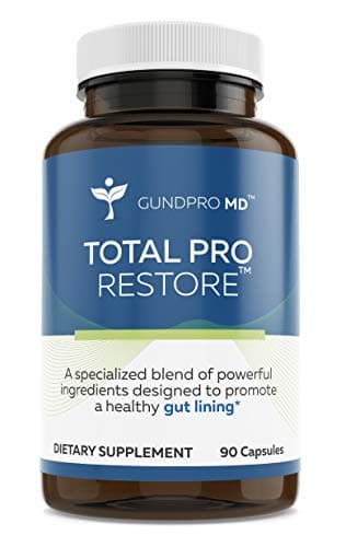 Guthealth MED Total pro Restore Gut Lining Support Blend Dietary Supplement - 90 Capsules