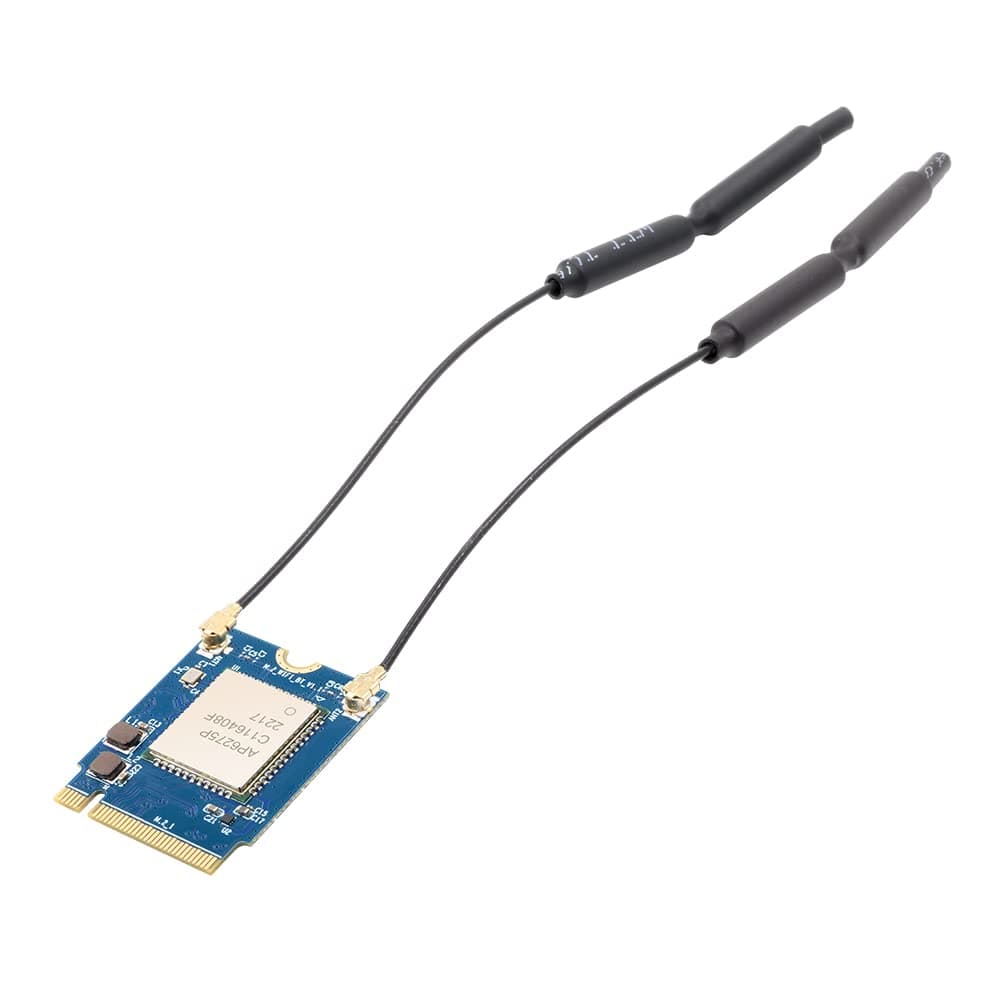 5 PCIe Wi-Fi6, BT5.0 Module, Support BLE, Wi-Fi, 2T2R 802.11 ax/ac/a/b/g/n Only Compatible with Orange Pi 5 Singble Board Computers
