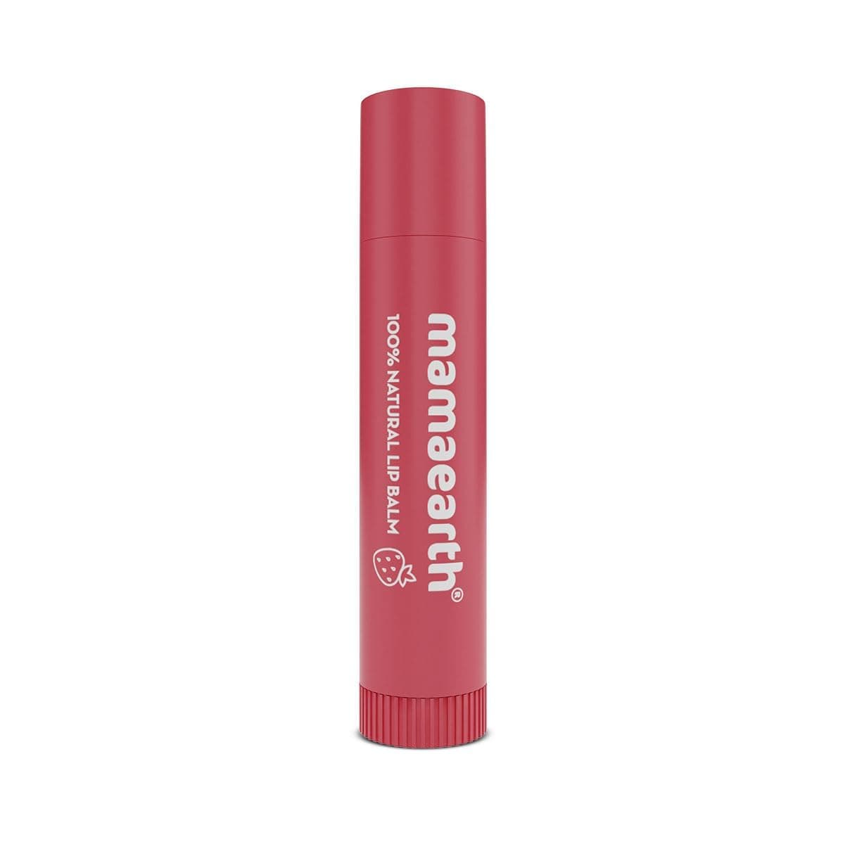 Nourishing Tinted Lip Balm with Natural Red Tint | 12 Hour Moisturization with Vitamin E & Strawberry | Relieves Dry, Chapped Lips & Makes Lips Soft & Supple | 0.14 Oz/4g