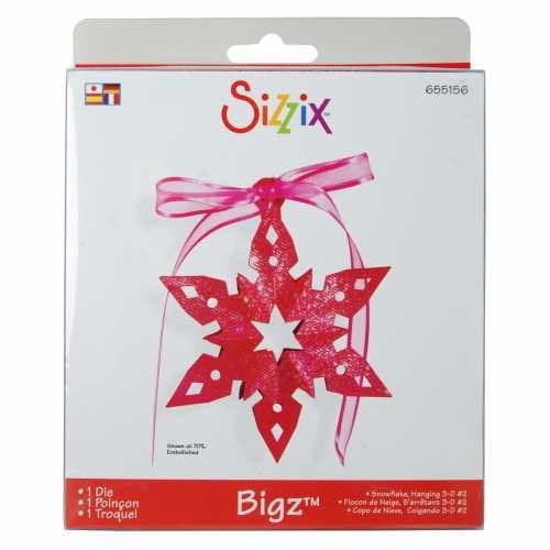 Ellison Sizzix Bigz BIGkick/Big Shot Die-3-D Hanging Snowflake #2