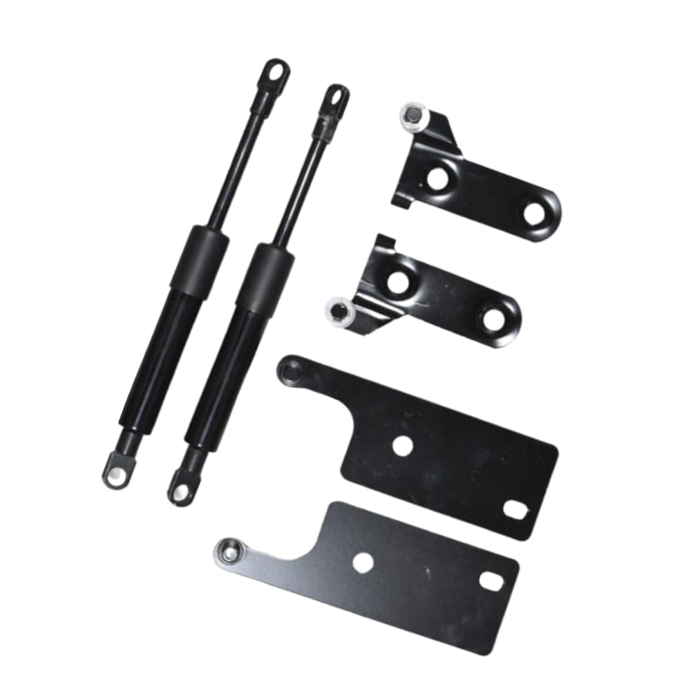 – JINGLING Trunk Struts for Hilux GUN125 GUN126 Pickup 2015-2024 Rear Boot Tailgate Gas Dampers Lift Supports TWO YEARS WARRANTY (Normal Black)