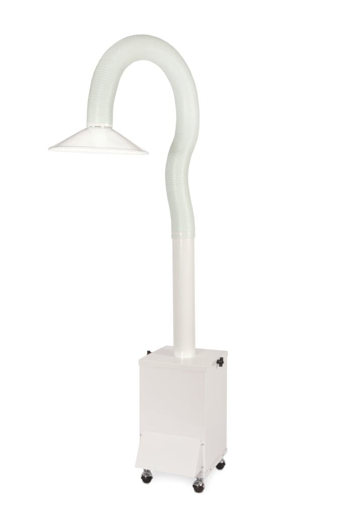 SPA-H Chemical Fume Extractor and Portable Air Purifier for Keratin Hair Smoothing Treatments, White