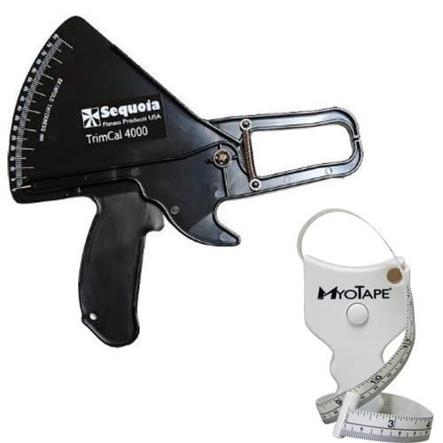 Sequoia MyoTape Body Tape and Fat Caliper Kit (Black) by TrimCal 4000