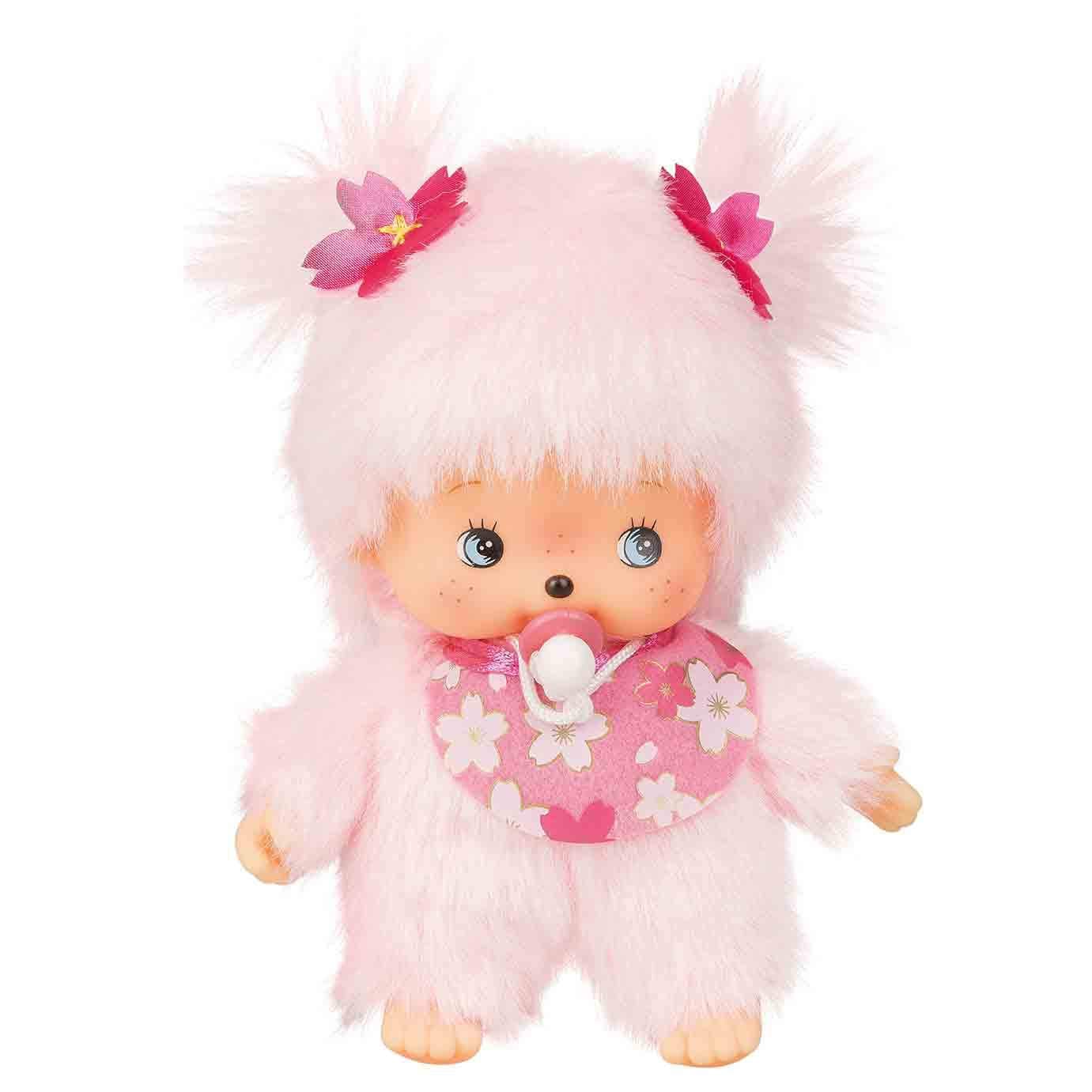 Monchhichi Classic Bebichichi Sakura Cherry Blossom Plush by Sekiguchi
