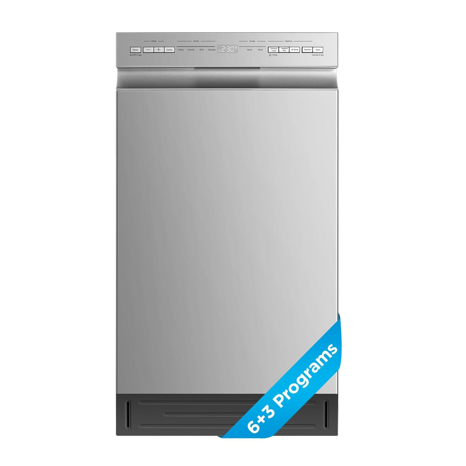 MDF18A1AST Built-in Dishwasher with 8 Place Settings, 6 Washing Programs, Stainless Steel Tub, Heated Dry, Energy Star