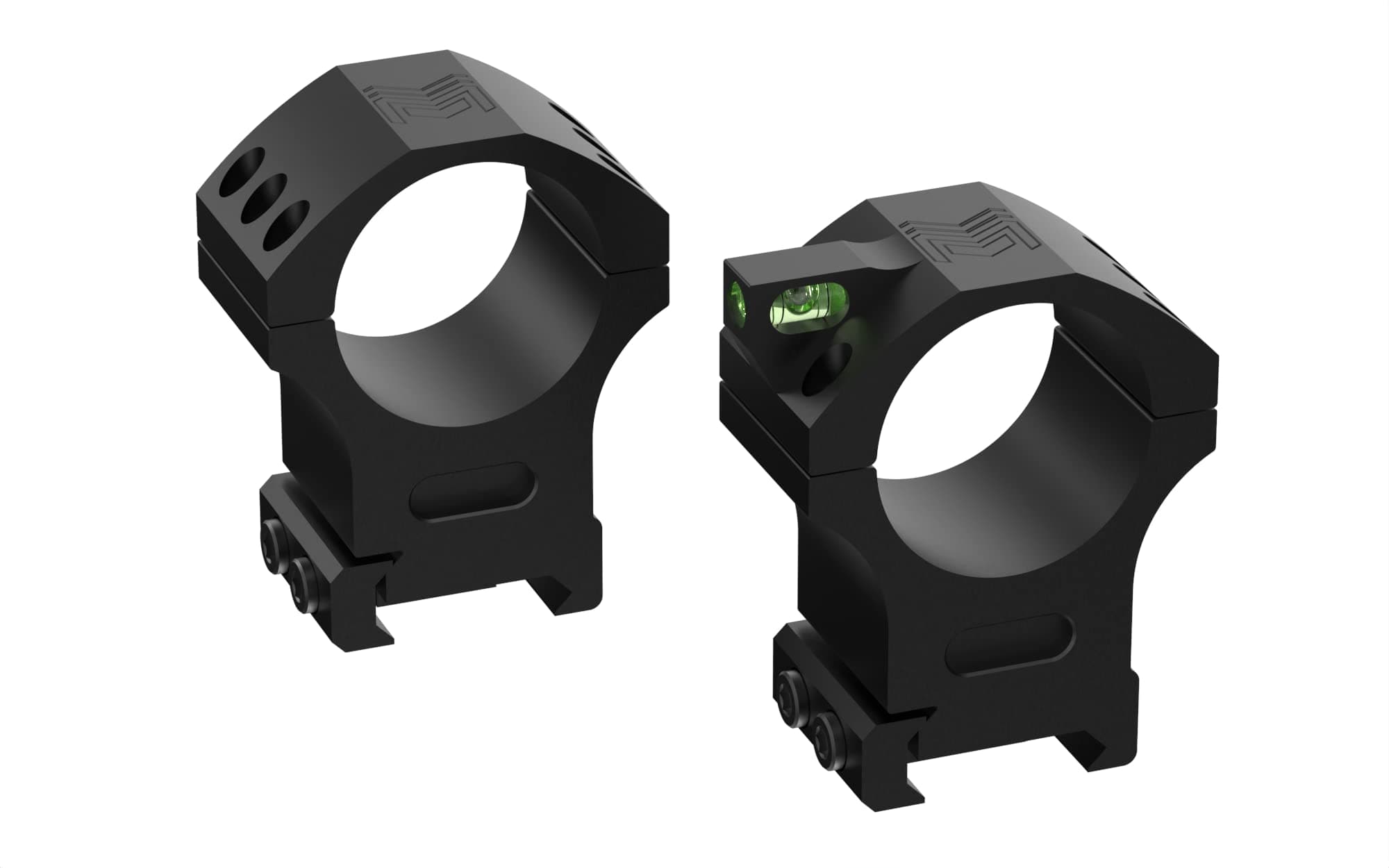 Monstrum Next Level Scope Rings with Integrated Level Bubble | 30 mm Diameter