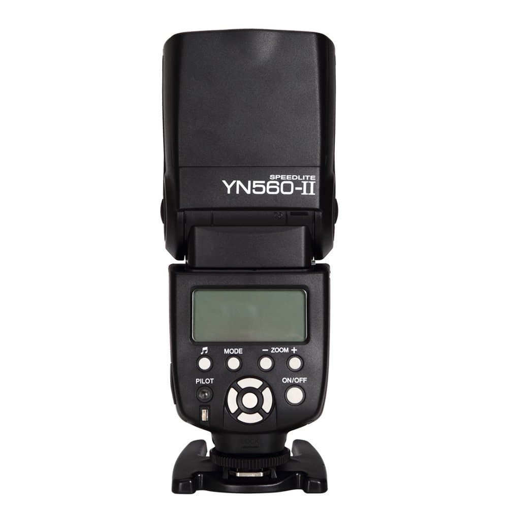 YONGNUO YN-560 II Electronic SPEEDLIGHT Speedlite Flash FLASHGUN with The Standard Hot Shoe for Nikon, Canon, Fuji, Olympus, Pentax, DSLR Digital Camera by eimo