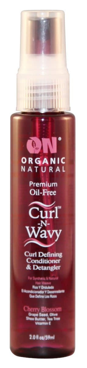 On Organic Natural Curl-N-Wavy Curl Defining Conditioner & Detangler, Cherry Blossom 2 oz