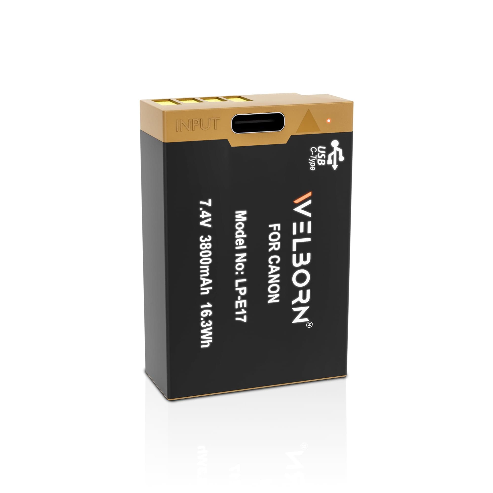 LP-E17 (3800 mAh) Platinum Lithium-ion Battery with C Type USB Charging Port Compatible Canon Camera EOS M3 M5 M6 77D 200D 750D 760D 800D 8000D 9000D Rebel T6s T6i T7i SL2 Kiss X8i