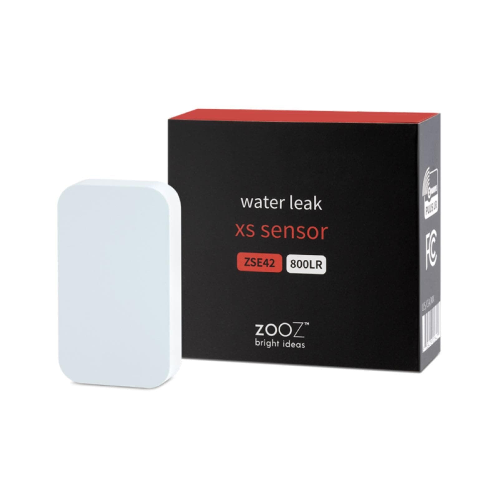 800 Series Z-Wave Long Range Water Leak XS Sensor ZSE42 800LR for for Smart Flood Prevention. Hub Required (Sold Separately). Compatible with SmartThings, Hubitat, and Z-Box Hub.