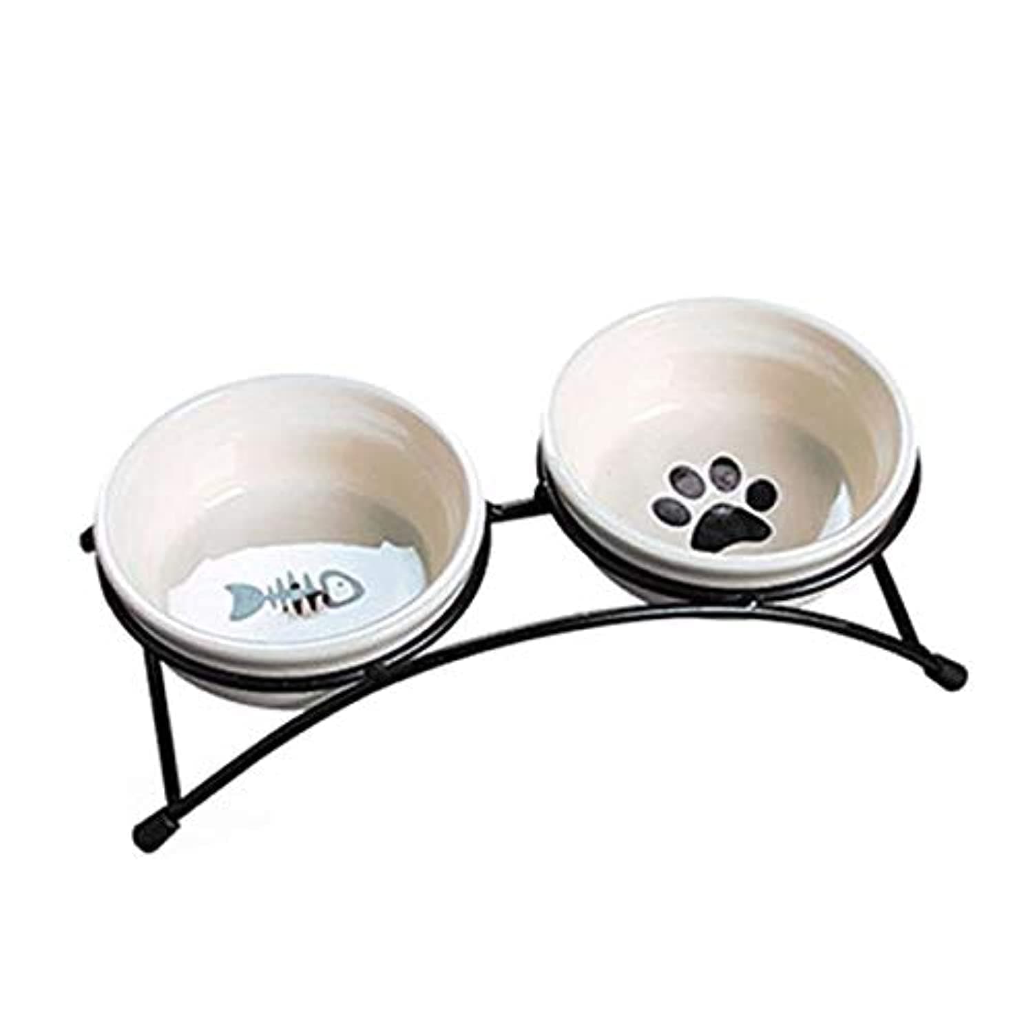 Cartoon Style Ceramic Feeder Pet Bowl