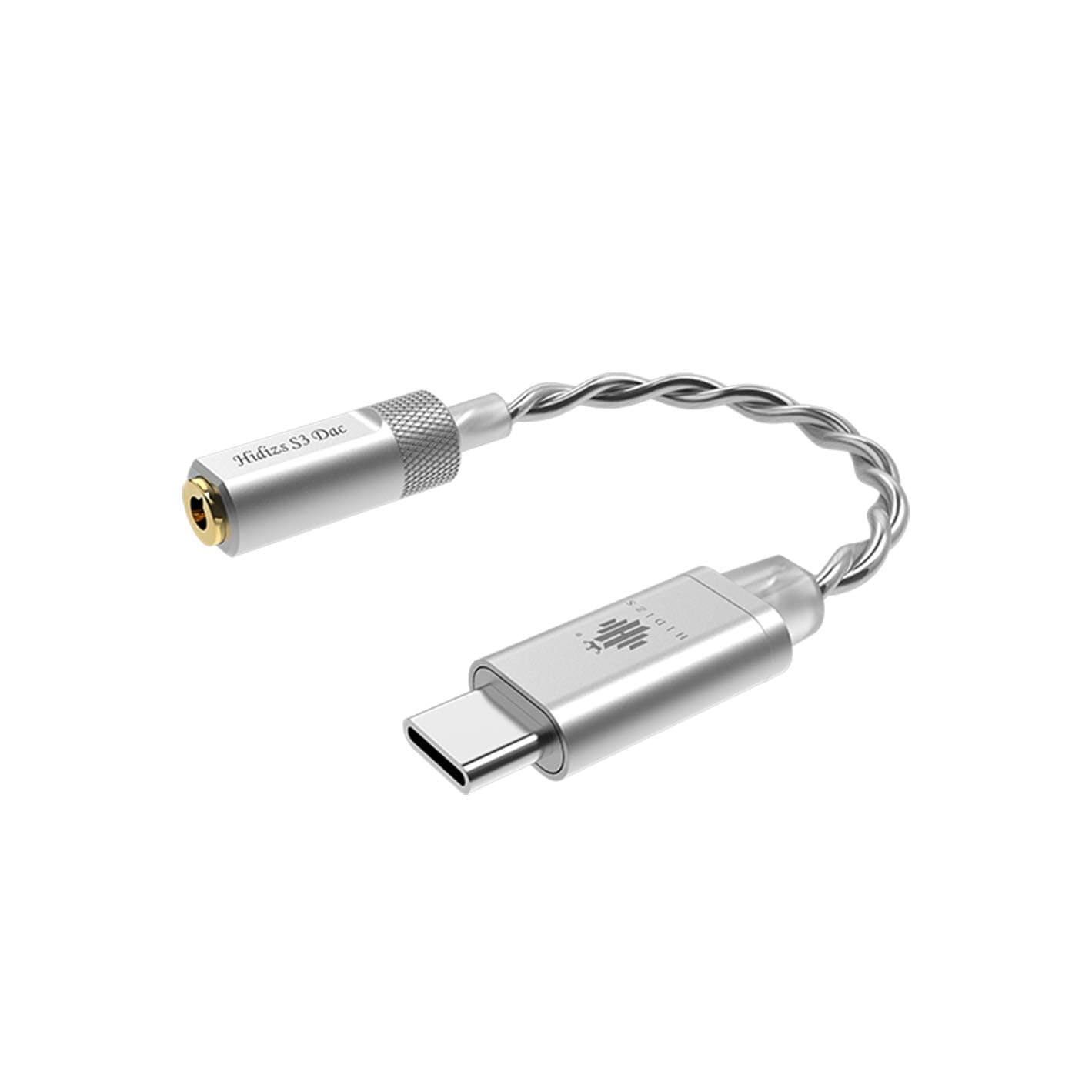 S3 Portable Headphone Amp/USB C DAC/Audio Amplifier for Android/Windows/MacOSX System Smartphone Laptop (Silver)