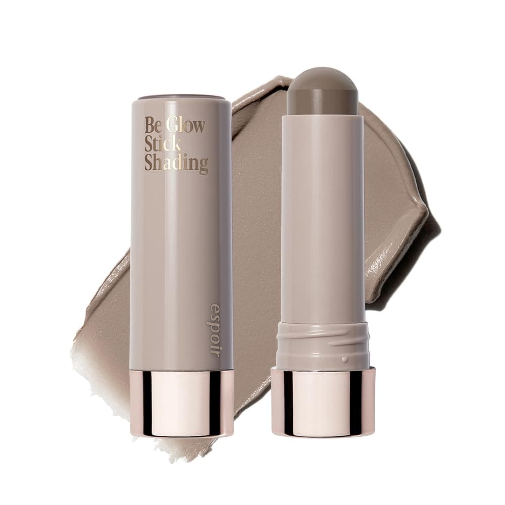 Be Glow Shading Stick Contour #2 Cool Gray│Creamy Solid Texture & Smooth Gliding on Face with Hyaluronic Peptide, Well-Blending and Seamless Contouring for Daily Makeup, Natural Color