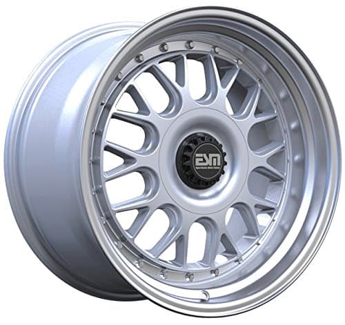 ESM-004M Wheels Rims Silver 17x8.5 17" 4x100 4x114.3 +20 cb 73.1 ESM Wheels