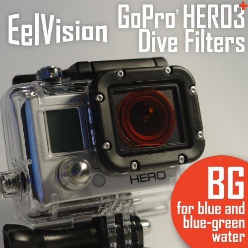 EelVision Red Filter (BG) for GoPro HERO4 HERO3/3+ - Dive Filter/Scuba Diving Underwater Color Correction