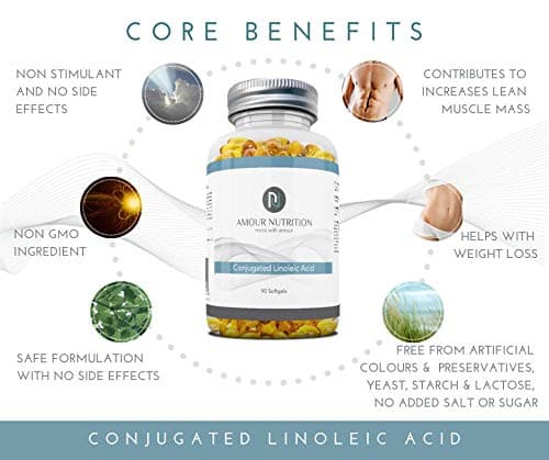 CLA, Conjugated Linoleic Acid, Contributes to Weight Loss and Muscle Gain, Safe, Effective, UK Made
