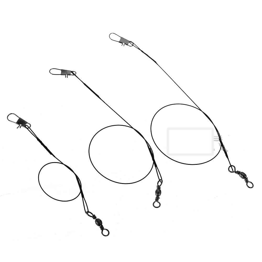 jiffybagtackle3 X Assorted wire coated tracers for Pike and Lure Fishing
