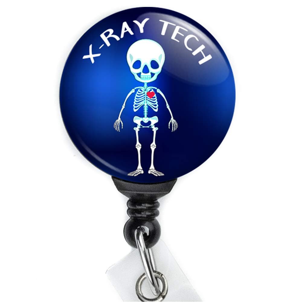 X-ray Tech Retractable Badge Reel with Swing Clip and 36 Inch Cord