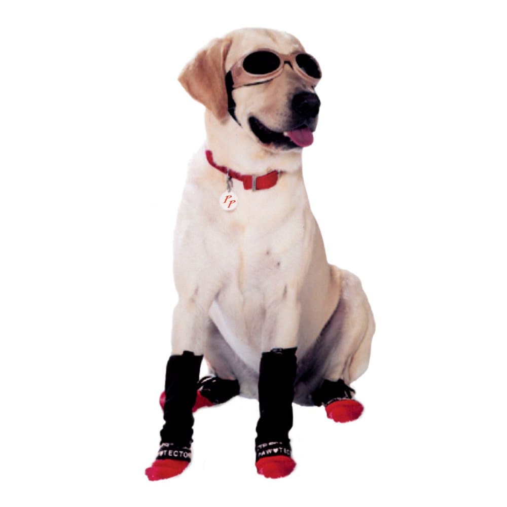 Pedigree Perfection LW-BLK-M Leg Wraps Protection for Your Pets Legs, Medium Black Set of 4