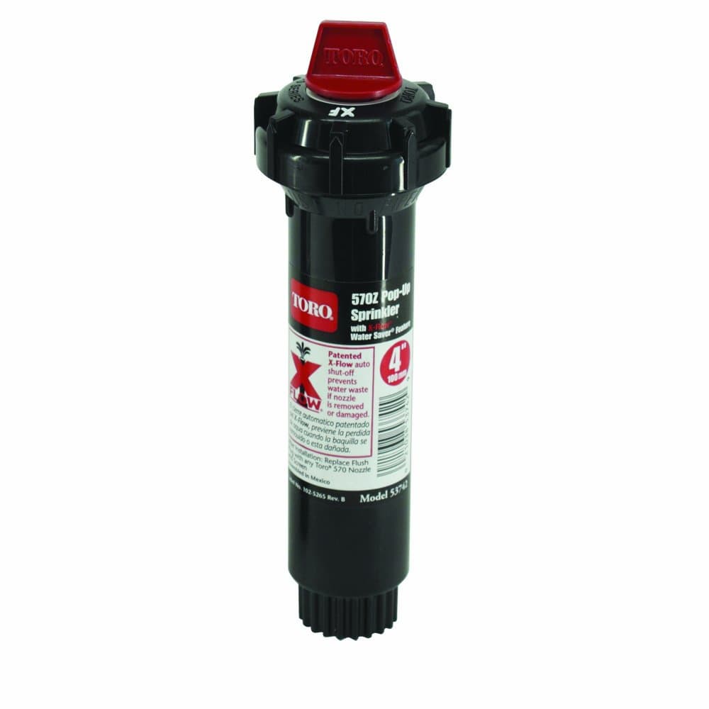 53742 570 Pop-Up with X-Flow Sprinkler, 4-Inch , Black