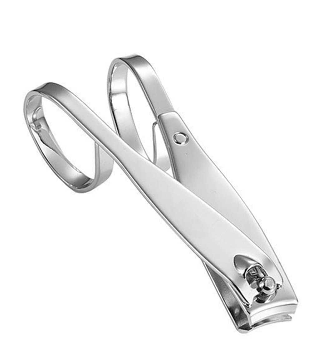 Okbool Professional Easy to Use Stainless Steel Ultra-Sharp EZ Grip Nail Clippers for Toenail and Fingernail(2.9in)