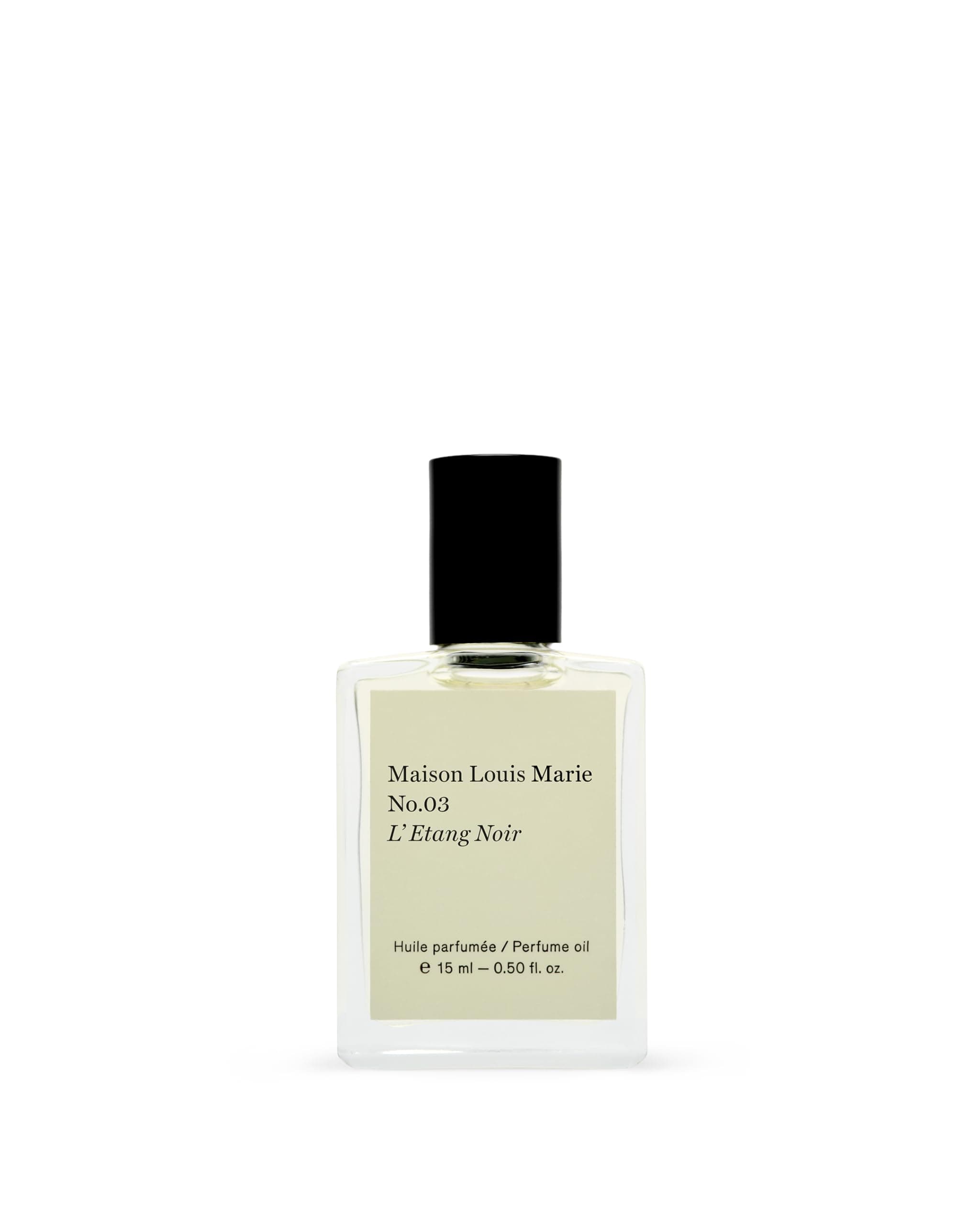 No.03 L'Etang Noir Natural Roll-On Perfume Oil | Luxury Clean Beauty + Non-Toxic Fragrance (0.5 fl oz | 15 ml)