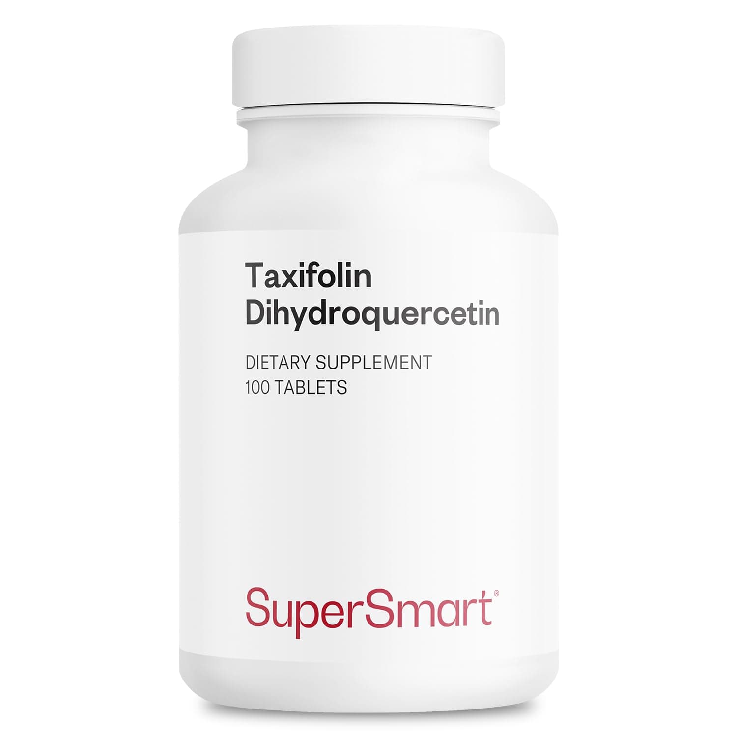 Taxifolin Dihydroquercetin 60mg per Day (90% DHQ Supplement) - Russian Siberian Dahurian Larch Tree Extract - Antioxidant Bioflavonoid | Non-GMO & Gluten Free - 100 Tablets