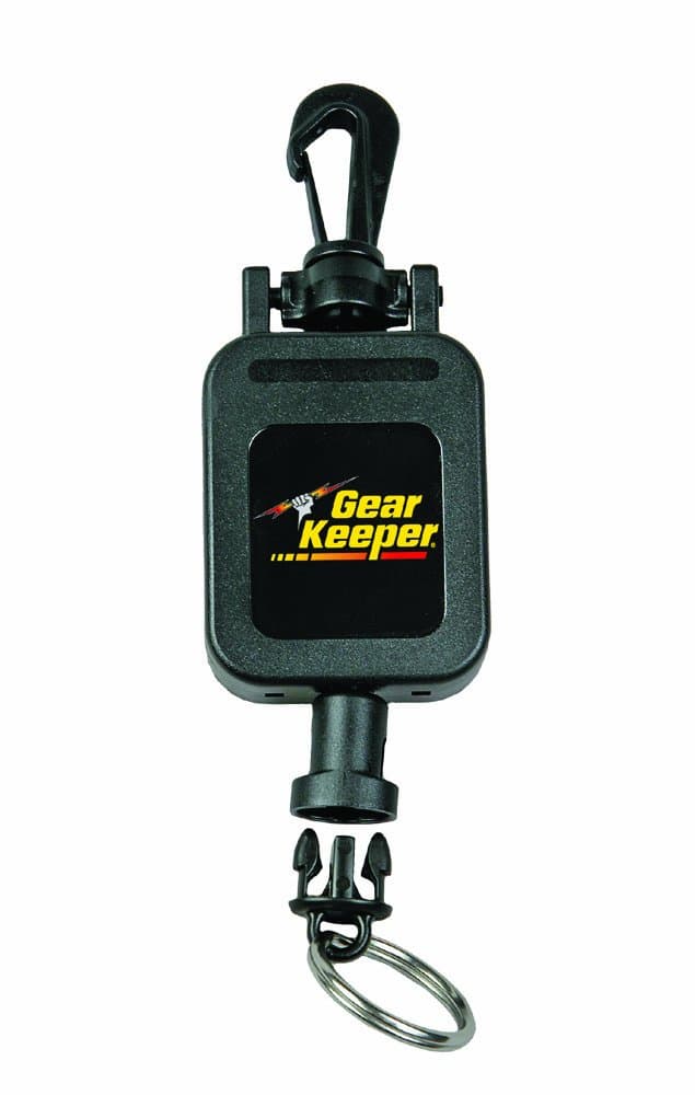 Gear Keeper RT2-0011 Small Gear Retractable Tether Snap Clip Mount with Q/C Split Ring Accessory