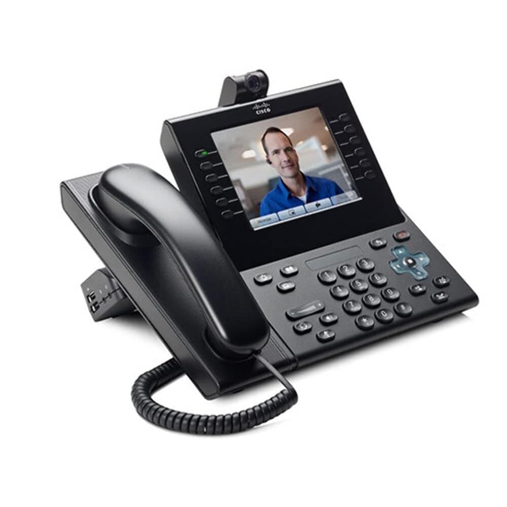 Cisco 9971 Slimline IP Phone Cisco CP-9971-CL-CAM-K9 (5.6" Backlit Color Display, Slimline Handset, POE, Required Cisco's Communications Manager)