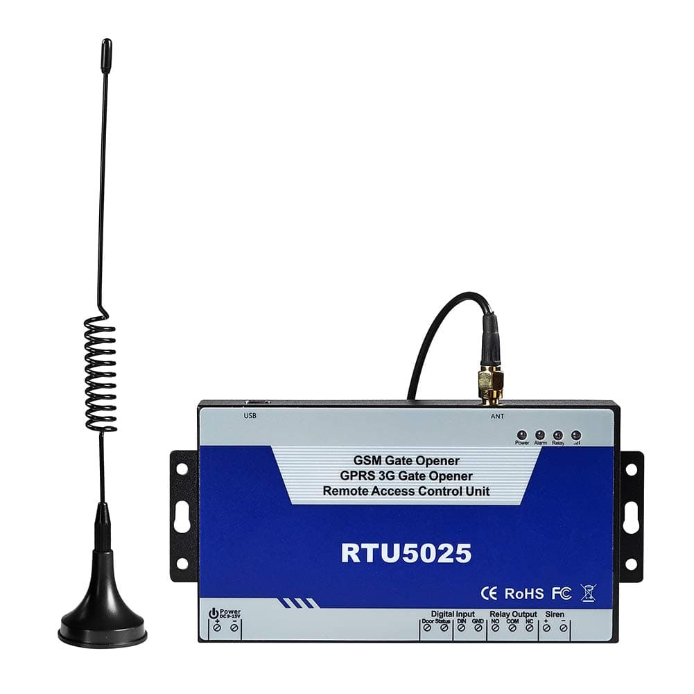 GSM 3G Gate Opener Remote Switch, RTU5025 Senders Door Opener GPRS 3G Gate Opener with GSM Dial Control, SMS Operator GSM 3G by Mobile Phone Alarm(RTU5025)