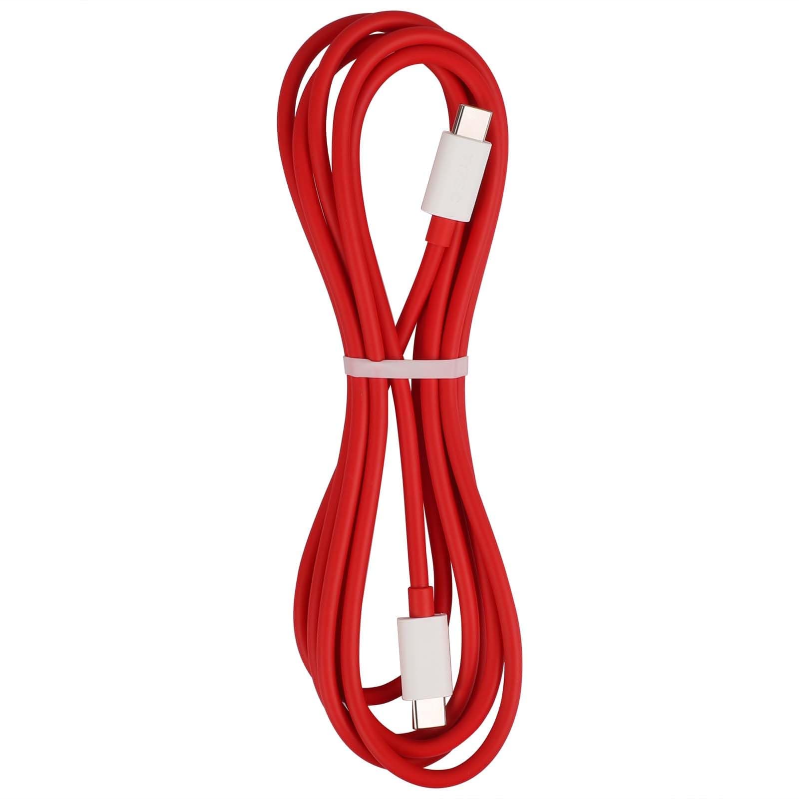 APAPATEK SUPERVOOC USB-C to USB-C Cable, OnePlus 10T 6.6ft Type-C to Type-C Warp Charge Dash Charging Cable 65W Super PD Fast Charging Cord for OnePlus 10 9 Pro 9 8T 8 Pro 7T iPad Pro MacBook Air