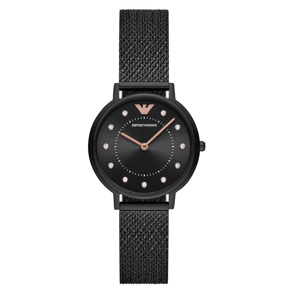 Emporio Armani - Analog Black Dial Women's Watch - AR11252