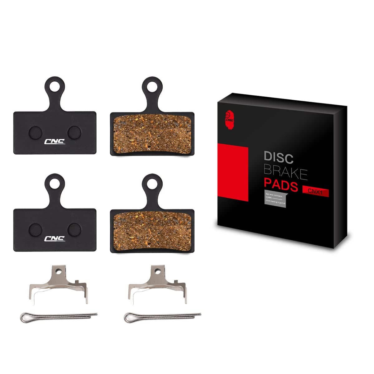 Bike Disc Brake Pads for Shimano Deore XTR M9000 M8000 M987 M988 M985 M615 M675 M785 XT SLX M7000 M666 RS785 g01s/g02s/g03s/g01a/g02a/g03a(Resin/Semi-Metallic/Polymetallic)