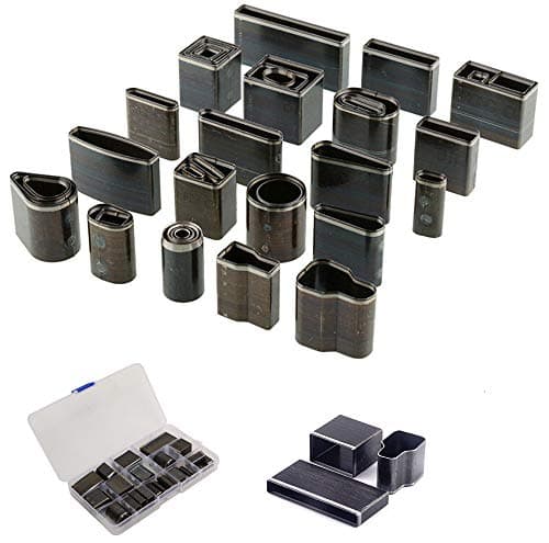 39Pcs Leather Hollow Punch Cutter Set One Hole Punch Cutter Tool for Handmade Leather Working Tool Kit