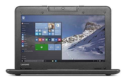 Lenovo Essential N22 11.6-inch Laptop Notebook, Intel Dual-Core Processor up to 2.48GHz | 4GB RAM | 64GB SSD | Rotatable Webcam | Water-Resistant Keyboard | Windows 10 Pro (4GB | 64GB)
