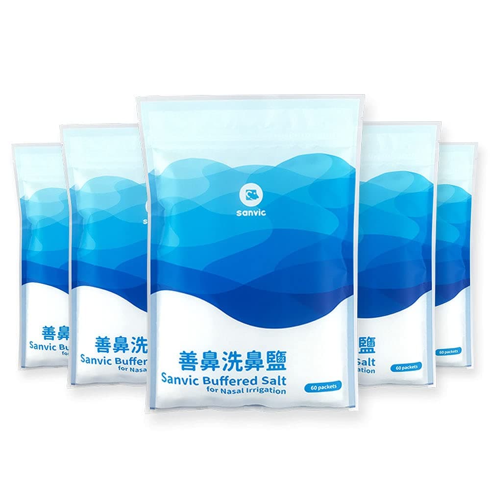 Buffered Salt for Sinus Rinse and Nasal Irrigation (Large 300 Packets)