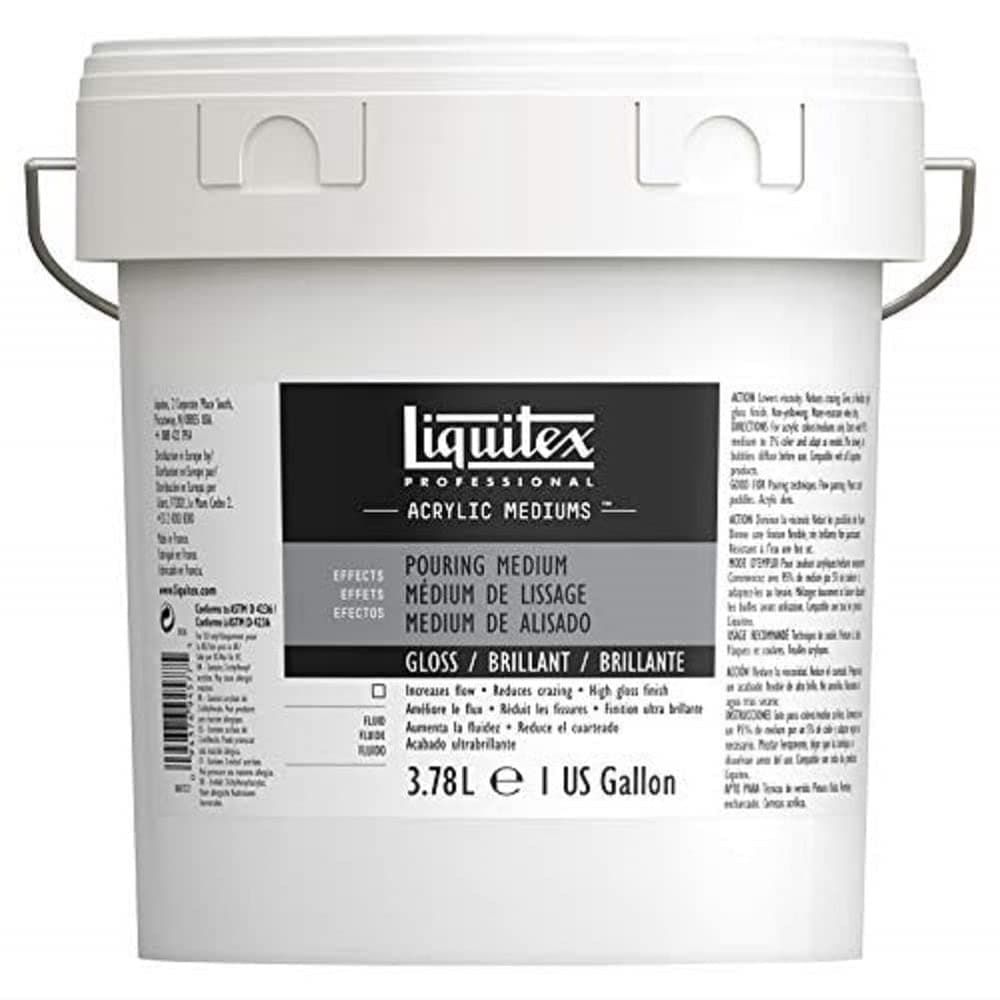 liquitex POURING MEDIUM,Gloss,1 Gallon (Pack of 1),5436