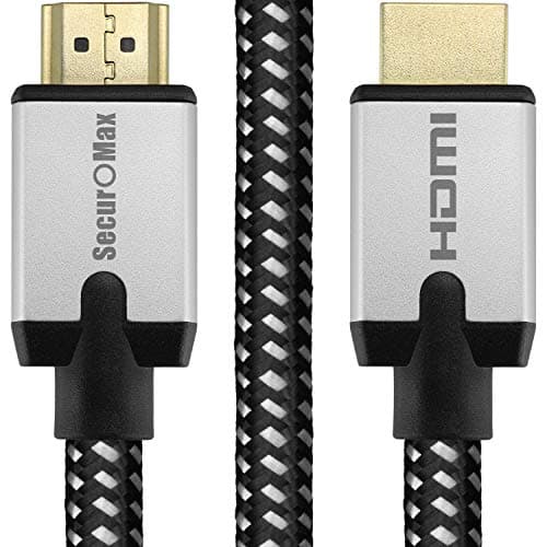 HDMI Cable (4K 60Hz, HDMI 2.0, 18Gbps, HDCP 2.2, HDR, Ethernet, ARC), 6 Feet