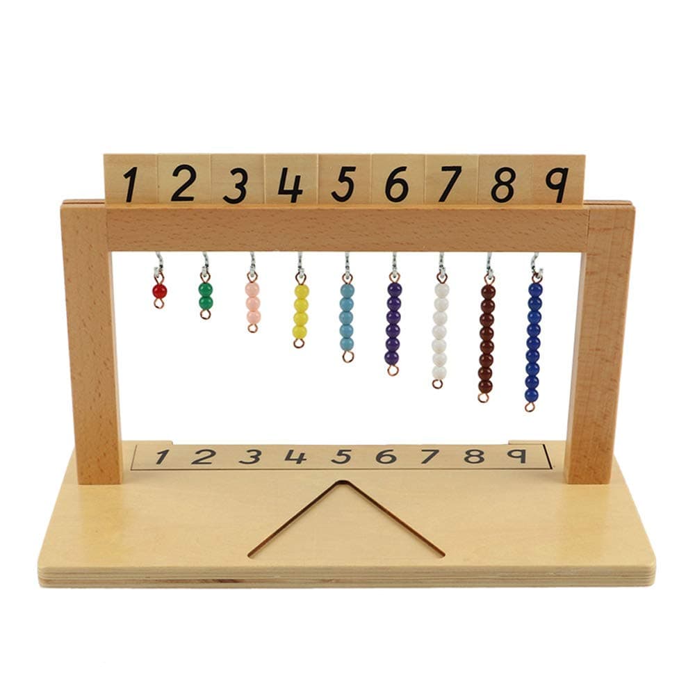 Montessori Hanger for Color Bead Stairs with Beads