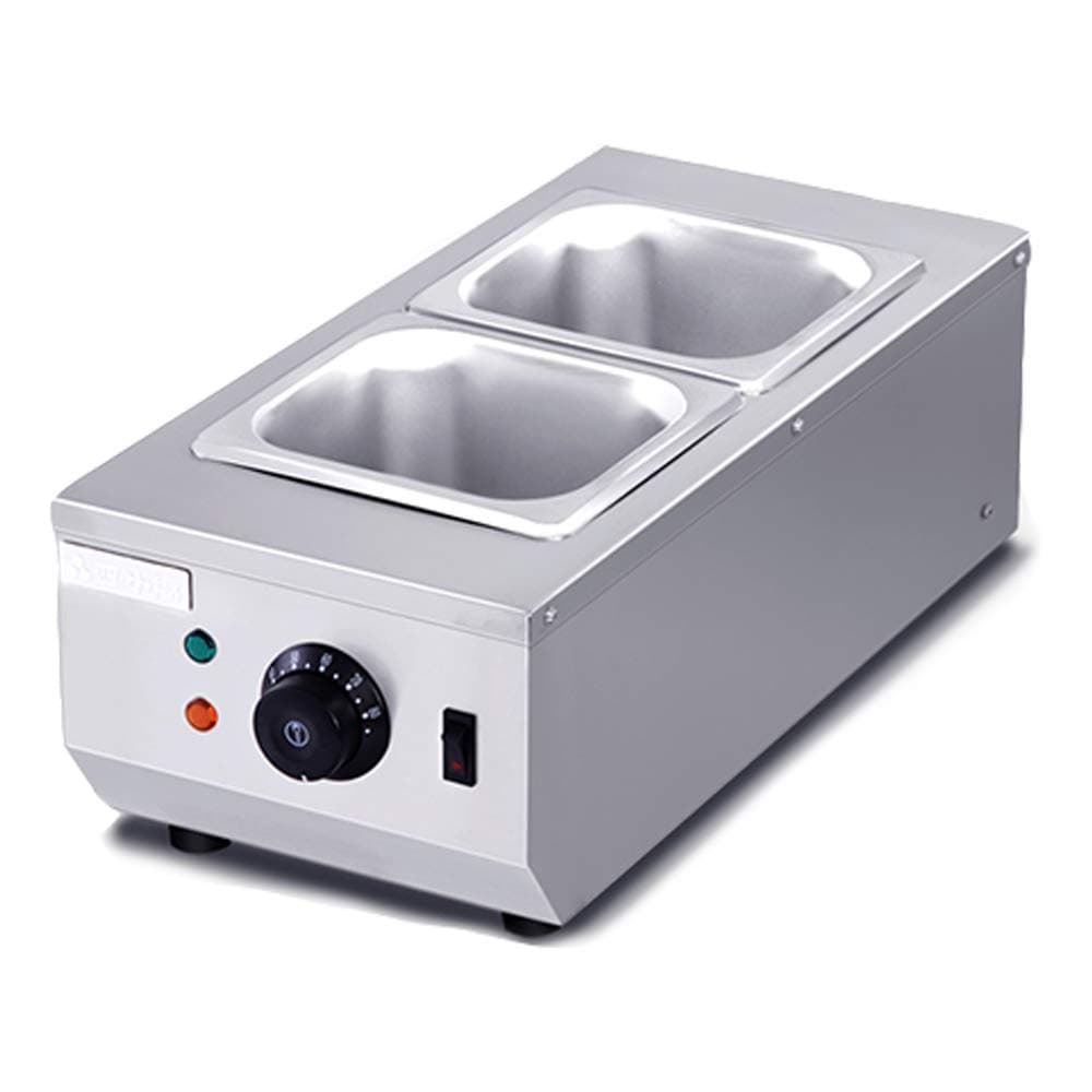 Commercial Electric Chocolate Tempering Machine Chocolate Melter with 2 Tanks Hot Chocolate Melting Machine Digital Chocolate Warmer, CE (220V)