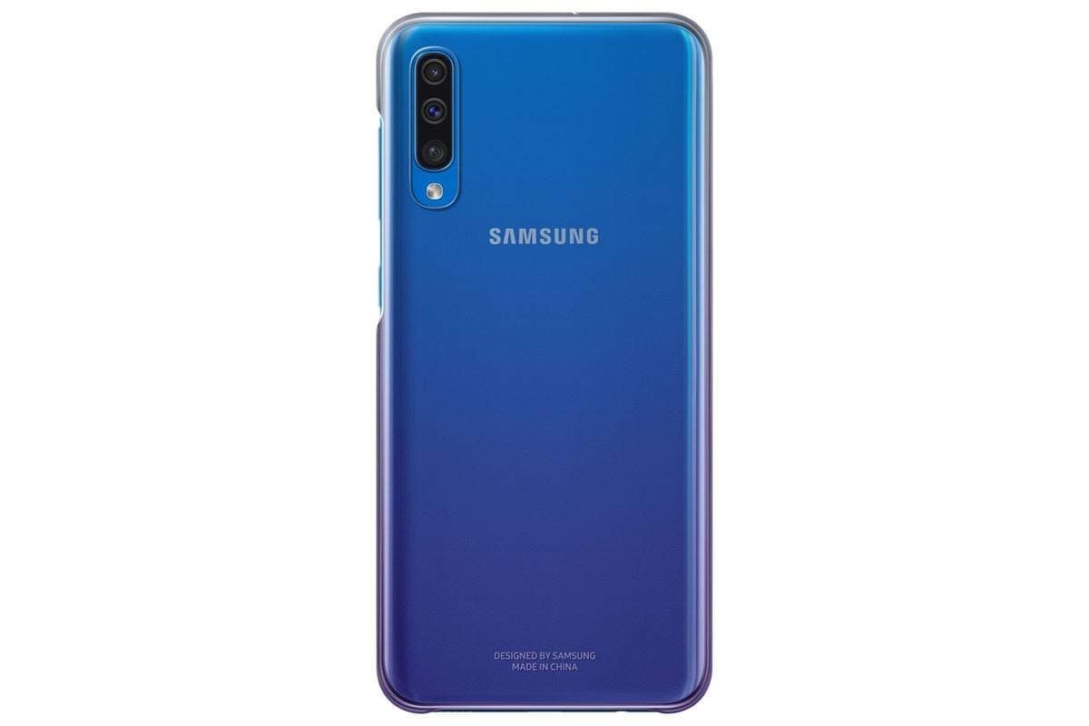 Samsung Galaxy A50 グラデーションカバー - Samsung Galaxy A50用ハードプロテクティブスマートフォンケース - 丈夫で軽量スタイリッシュデザイン - バイオレット