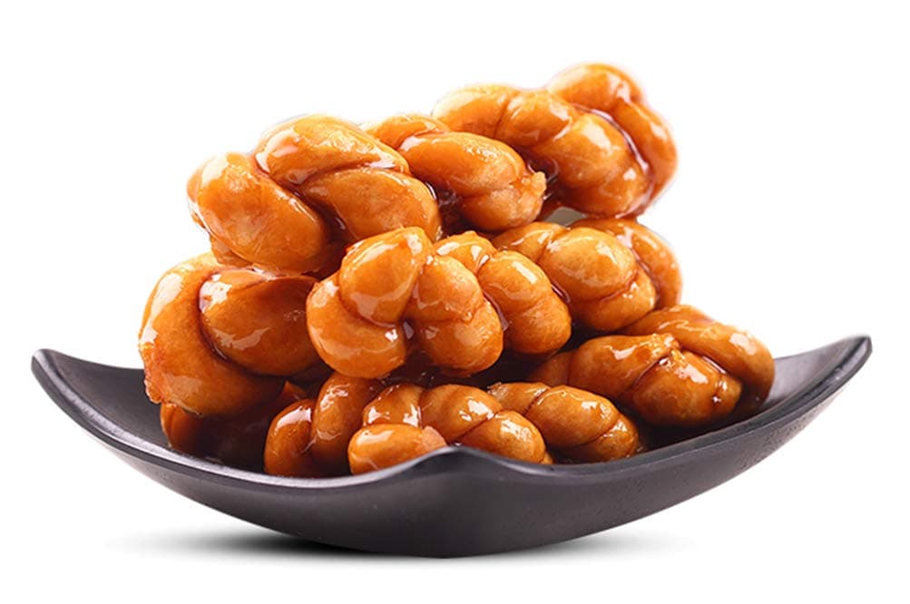 OUYANGHENGZHI Chinese Doughnuts Muscovado Sugar Flavor Mi Ma Hua 红糖麻花 500g/17.6oz