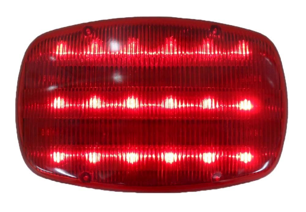2 Pack Safety Double Function LED Light in Red | 6.5" x 4" x 1.5" | Magnetic & Free-Standing | Dual Flashing Modes | 1¼ Mile (2 km) Visibility | Ideal for Vehicle & Road Side Emergency