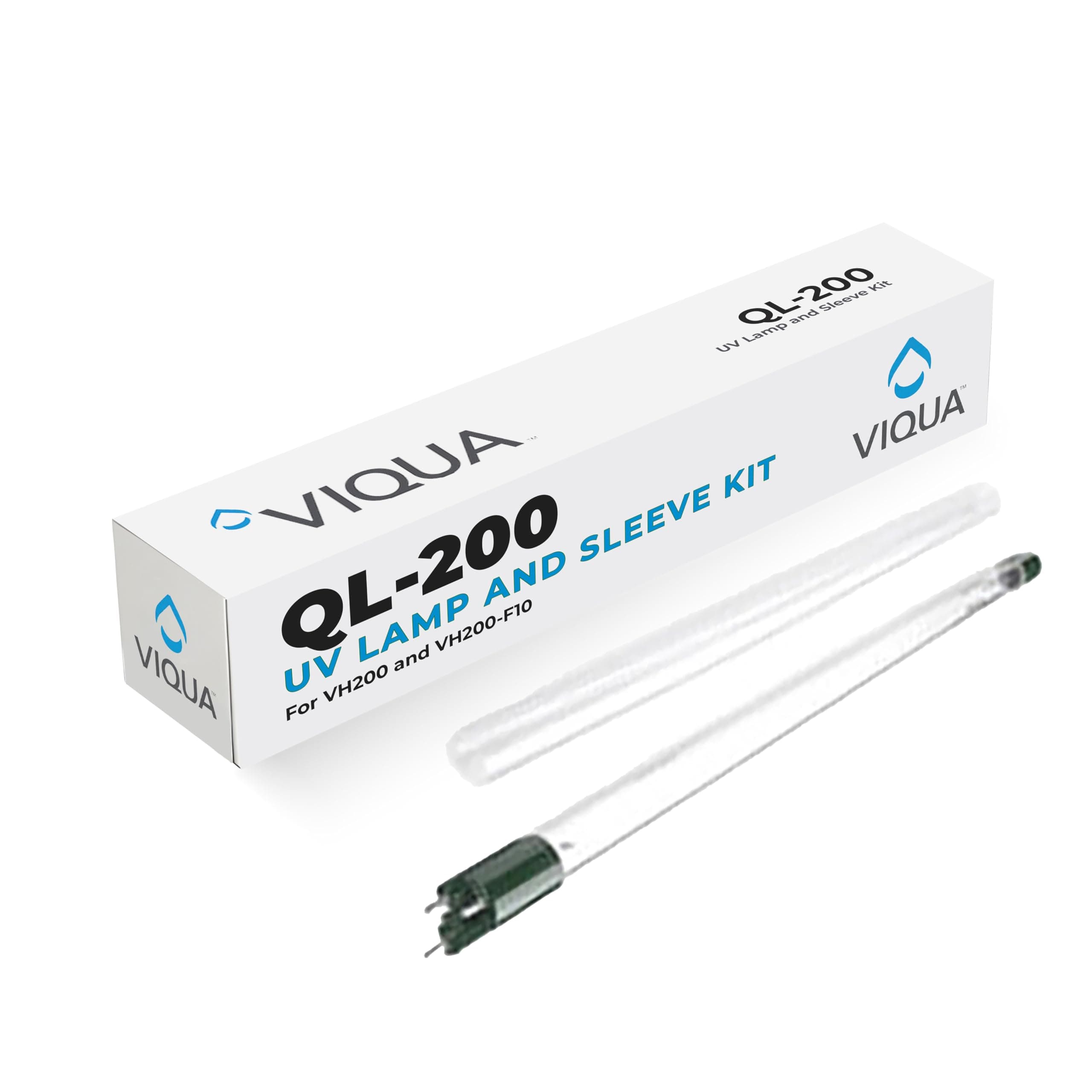 QL-200 UV Lamp and Quartz Sleeve Kit – Replacement for VH200, VH200-F10, SC-200, SPV-200, SPV-3.5 – Includes S200RL-HO Lamp, QS-001 Sleeve & O-Rings