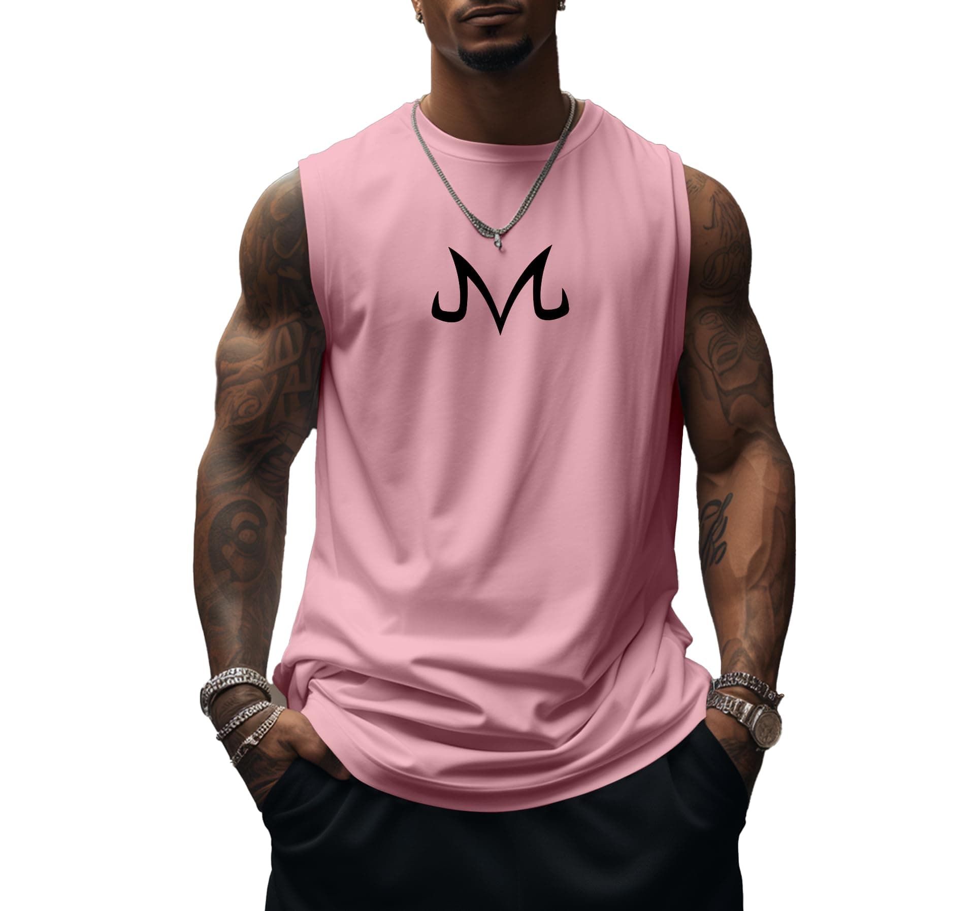 Majin Buu Shirt, Majin Buu Workout Tank Top, Fitness Shirts